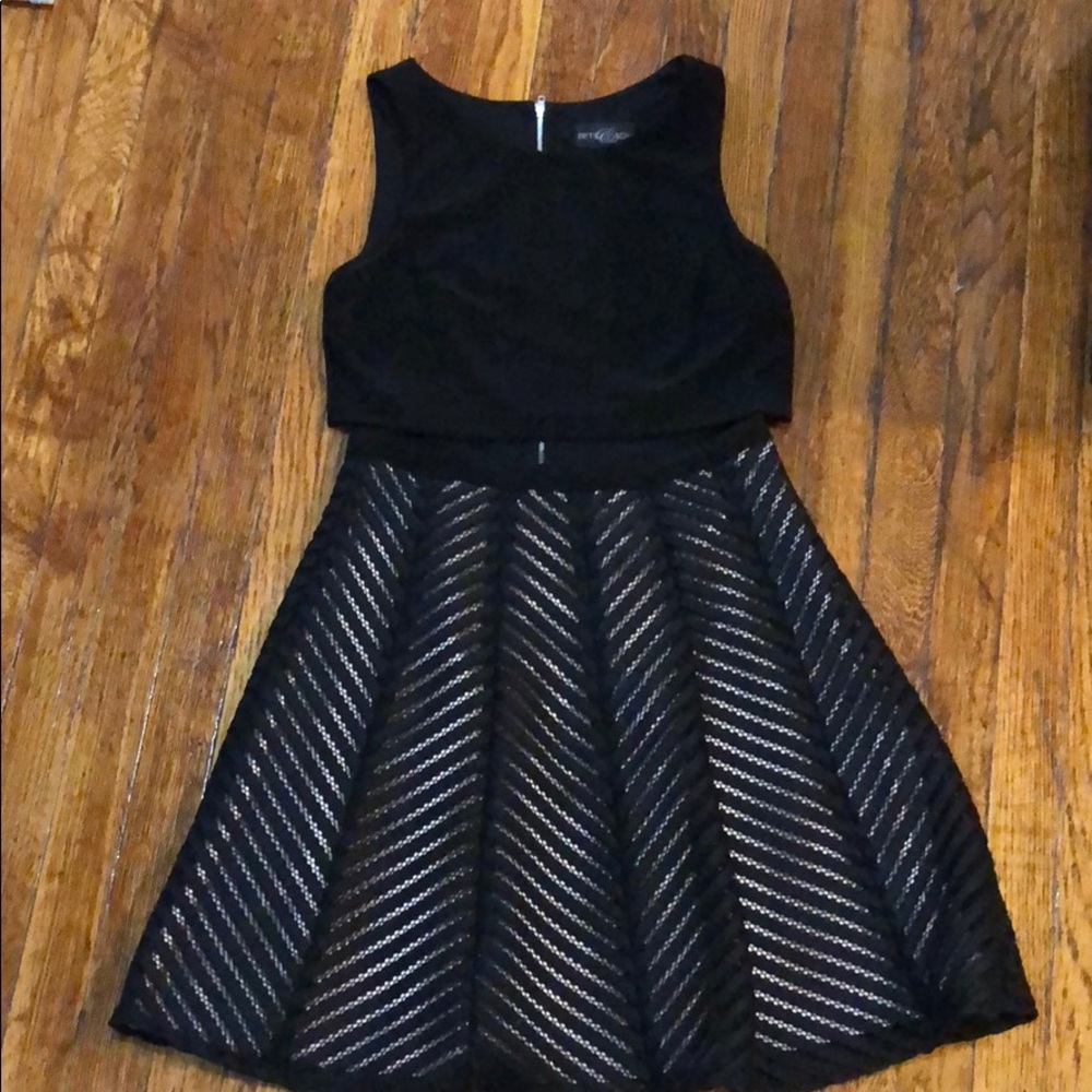 Betsy & Adam black dress